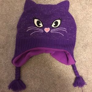 Purple cat hat
